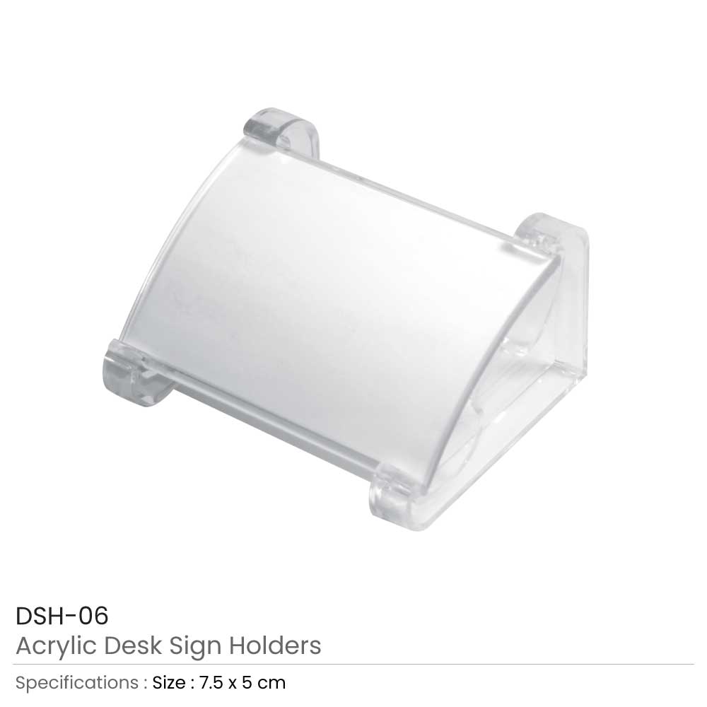Acrylic Desk Sign Holders | Promotional Gifts Suppliers in Dubai
