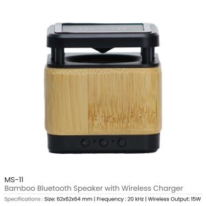 Bluetooth Speaker with Fast Wireless Charger