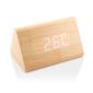 Triangular Wooden Desk Clock