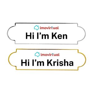 Printed Metal Name Badges