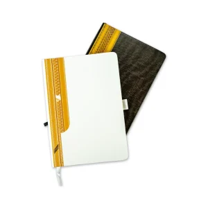 Arabic Bisht Style Notebooks — A5 Hard Cover with Elastic Band, Bookmark & Pen Holder