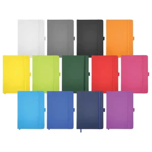 A5 PU Notebooks with Pen Holder