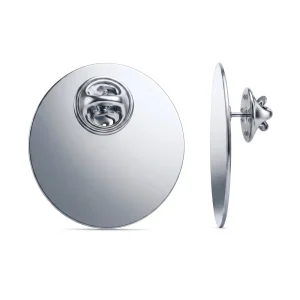 Round Flat Metal Badges – 30mm Butterfly Clutch or No Attachment - Image 8